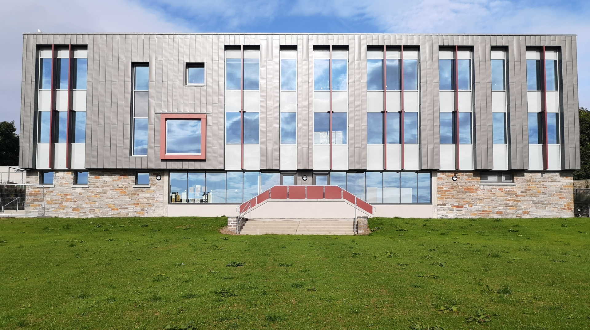 Exterior of Orkney Research and Innovation Campus building